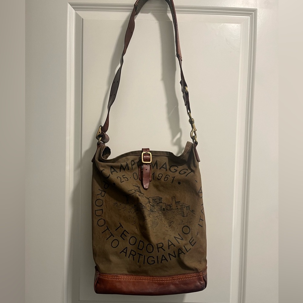 Campomaggi leather tote bag including original dust bag